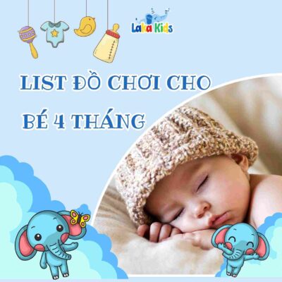 đồ chơi cho bé 4 tháng