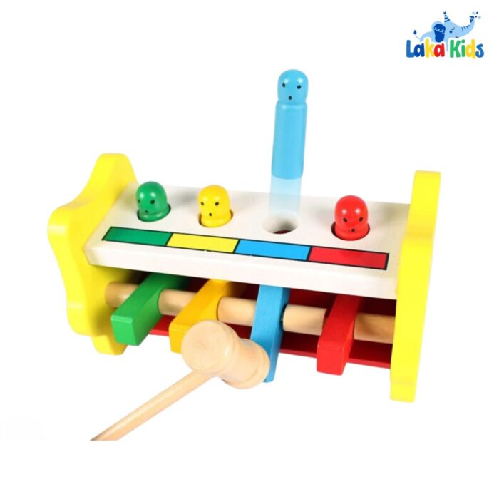 Đập Chuột Hình Thỏ Bằng Gỗ Laka Kids